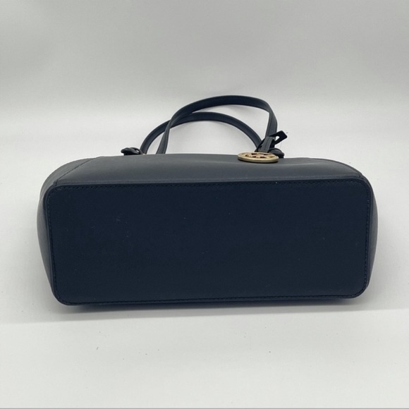 Michael Kors Charlotte Tote Bag Black/Gold - Picture 8 of 9